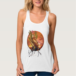Roter Schulterhabicht LAST DESERT LIGHTS T-Shirt Tank Top