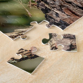 Roter Schulterhawk in einem Baum Puzzle (Seite)