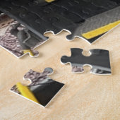 Roter Schuppen Puzzle (Seite)