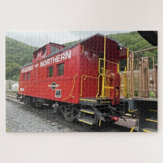 Roter Schuppen Puzzle (Horizontal)