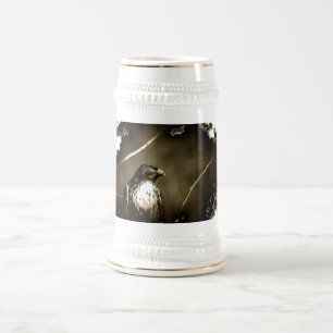 Roter Schwanz Bierglas