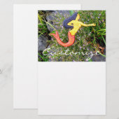 Roter Schwanz Briefpapier (Vorne/Hinten)