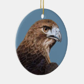 Roter Schwanz-Hawk-Ornament Keramik Ornament (Rechts)