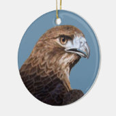 Roter Schwanz-Hawk-Ornament Keramik Ornament (Links)