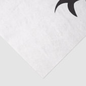 Roter Schwarzer Drache Fabelwesen Seidenpapier (Detail)