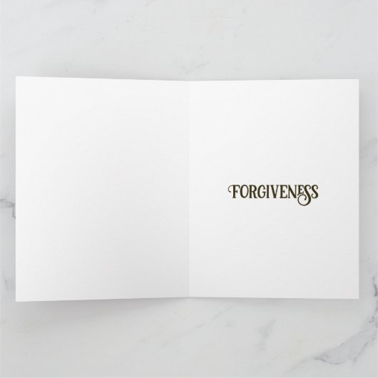 Roter Schwarzer Eleganter Ostern Karte (Innenseite)