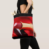 Roter schwarzer Goldlippenstift Tasche (Von Nahem)