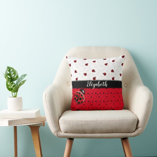 Roter schwarzer kissen (Stuhl )