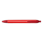 Roter schwarzer Tinte Pen Kugelschreiber (Rückseite)