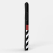 ROTER SCHWARZER ZICKZACK MONOGRAMM iPhone 5 Kasten Case-Mate iPhone Hülle (Hinten/Rechts)