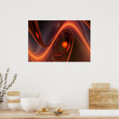 Roter Schwung (beginnt bei 12,80 Dollar) Poster (Küche)