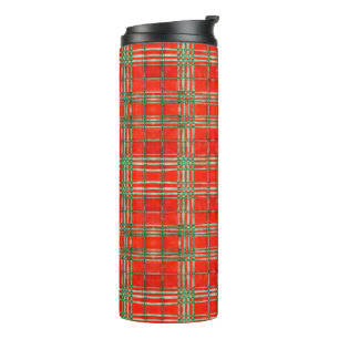 ROTER SCOTT TARTAN Thermobecher Thermosbecher