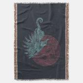 Roter Seepferd Decke (Vorderseite Vertikal)