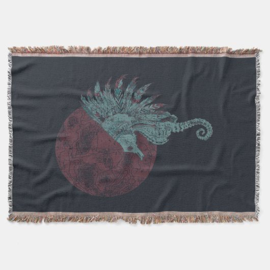 Roter Seepferd Decke (Vorderseite)