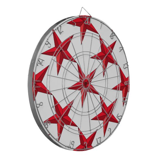 Roter Seestern Dartscheibe (Vorderseite Links)