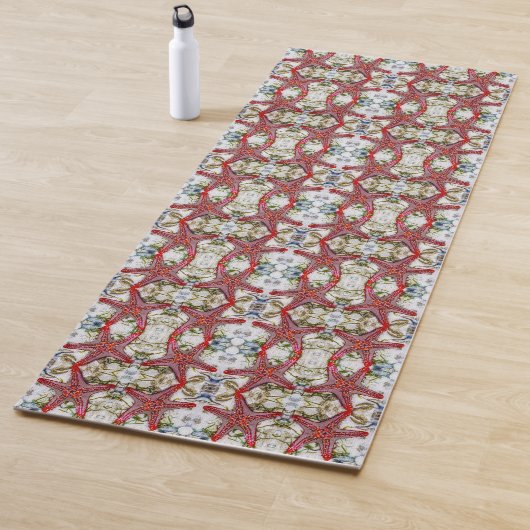 Roter Seestern-Muster Yogamatte (Beispiel)