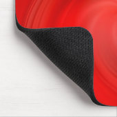 roter seidiger Strudel Mousepad (Ecke)