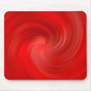 roter seidiger Strudel Mousepad