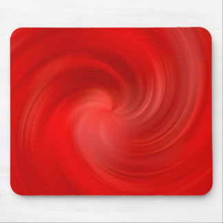 roter seidiger Strudel Mousepad