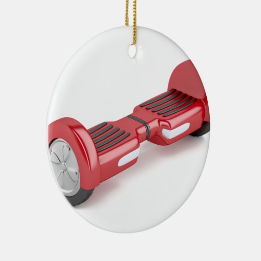 Roter Selbst-balancierender Roller Keramik Ornament (Rechts)