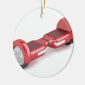 Roter Selbst-balancierender Roller Keramik Ornament (Links)