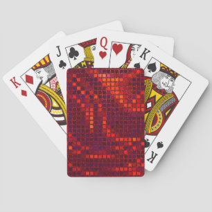 Roter Sequenzeffekt Spielkarten