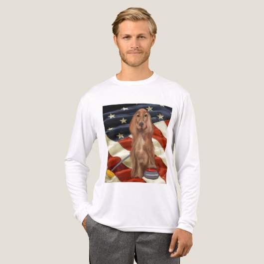 ROTER SETTER CURLING  Tri-Blend SHIRT (Vorderseite komplett)