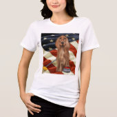 ROTER SETTER CURLING  Tri-Blend SHIRT (Vorderseite)