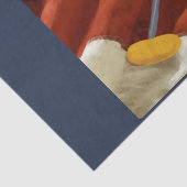 ROTER SETTER LOCKEN SEIDENPAPIER (Detail)
