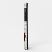 Roter Setzer-Reiter-Porträt Case-Mate iPhone Hülle (Hinten/Links)