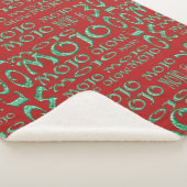 Roter Sherpa-Decken von Mojo Sherpadecke (3/4)