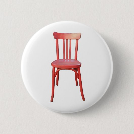 Roter Sitzknopf Button (Vorderseite)