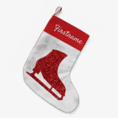 Roter Skate Weihnachten Strumpf Kleiner Weihnachtsstrumpf (Vorderansicht (hängend))