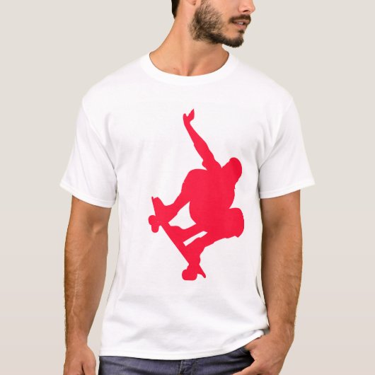 Roter Skater T-Shirt (Vorderseite)