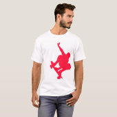 Roter Skater T-Shirt (Vorne ganz)