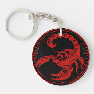 Roter Skorpion Astrologie Sternzeichen Skorpion Schlüsselanhänger
