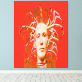 Roter Skorpion Leinwanddruck (Insitu (Holzboden))