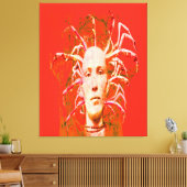 Roter Skorpion Leinwanddruck (Insitu (Wohnzimmer))