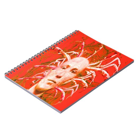 Roter Skorpion Notizblock (Linke Seite)