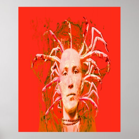 Roter Skorpion Poster (Vorne)