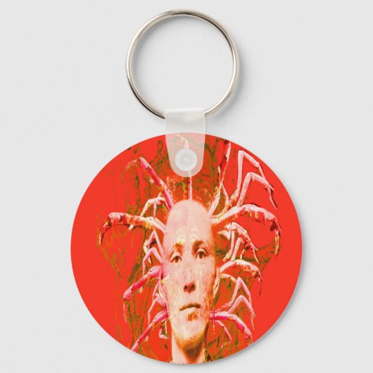 Roter Skorpion Schlüsselanhänger (Vorderseite)