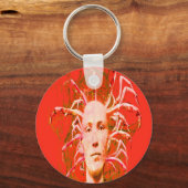 Roter Skorpion Schlüsselanhänger (Vorderseite)