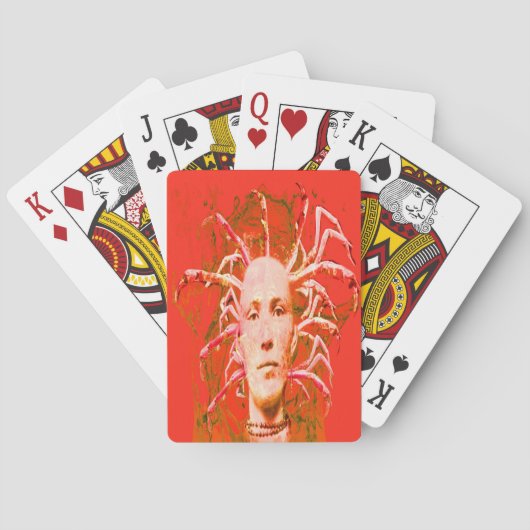Roter Skorpion Spielkarten (Rückseite)
