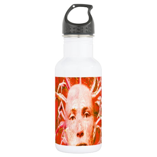 Roter Skorpion Trinkflasche (Vorderseite)