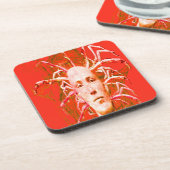 Roter Skorpion Untersetzer (Linke Seite)