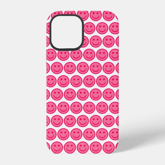 Roter Smiley iPhone Hülle (Rückseite)