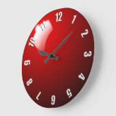 Roter Snooker-Ball-Spiel-Uhr-Entwurf Große Wanduhr (Winkel)