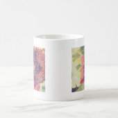 Roter Sonnenblumengrunge Kaffeetasse (Mittel)