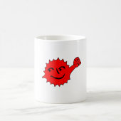 Roter Sonnens cheer-Maskottchen Kaffeetasse (Mittel)