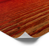 Roter Sonnenuntergang Poster (Ecke)